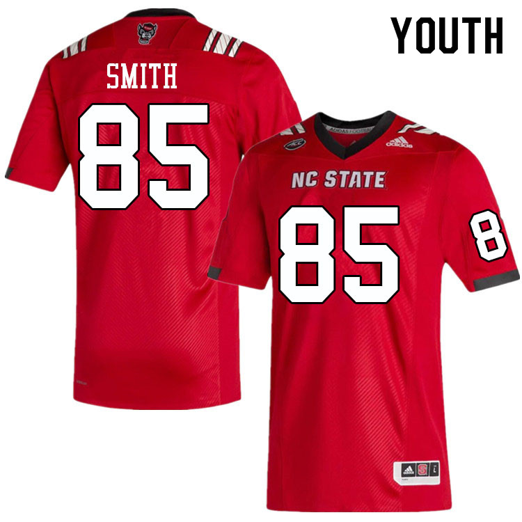 Youth #85 Anthony Smith NC State Wolfpack College Football Jerseys Sale-Red - Click Image to Close